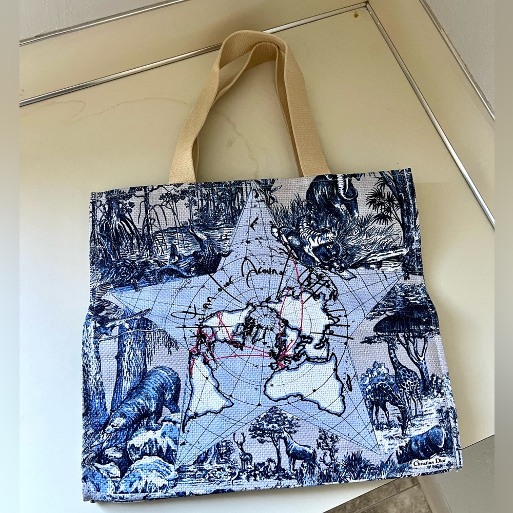 NEW Christian Dior Around the World Tote Bag